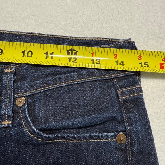 Citizens Of Humanity Women's Mid Rise Straight Stretch Blue Denim Jeans Size 28 - Picture 8 of 12